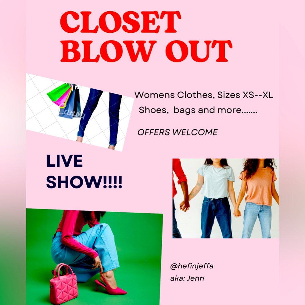 Live show flyer
